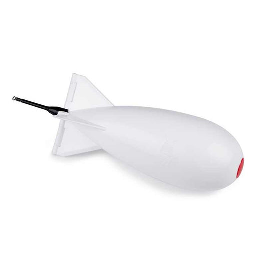 Lance-amorce Spomb grand X, corps blanc et lance noire pour fixation