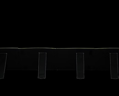 Panneau solaire pliable avec cellules photovoltaïques visibles en rangées