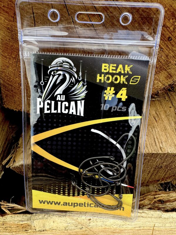 Boîte d’hameçons Beak Hook S #4 AU PELICAN, 10 pièces